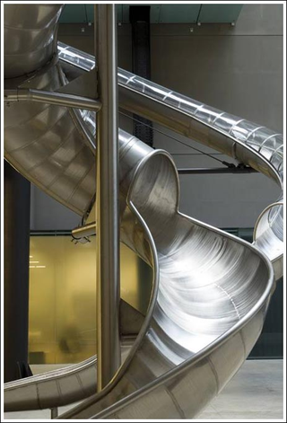 Illustration for article titled Awesome Tube Slide Should Replace Stairs